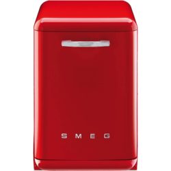 Smeg DF6FABR2 60cm 50's Style  Freestanding Dishwasher in Red